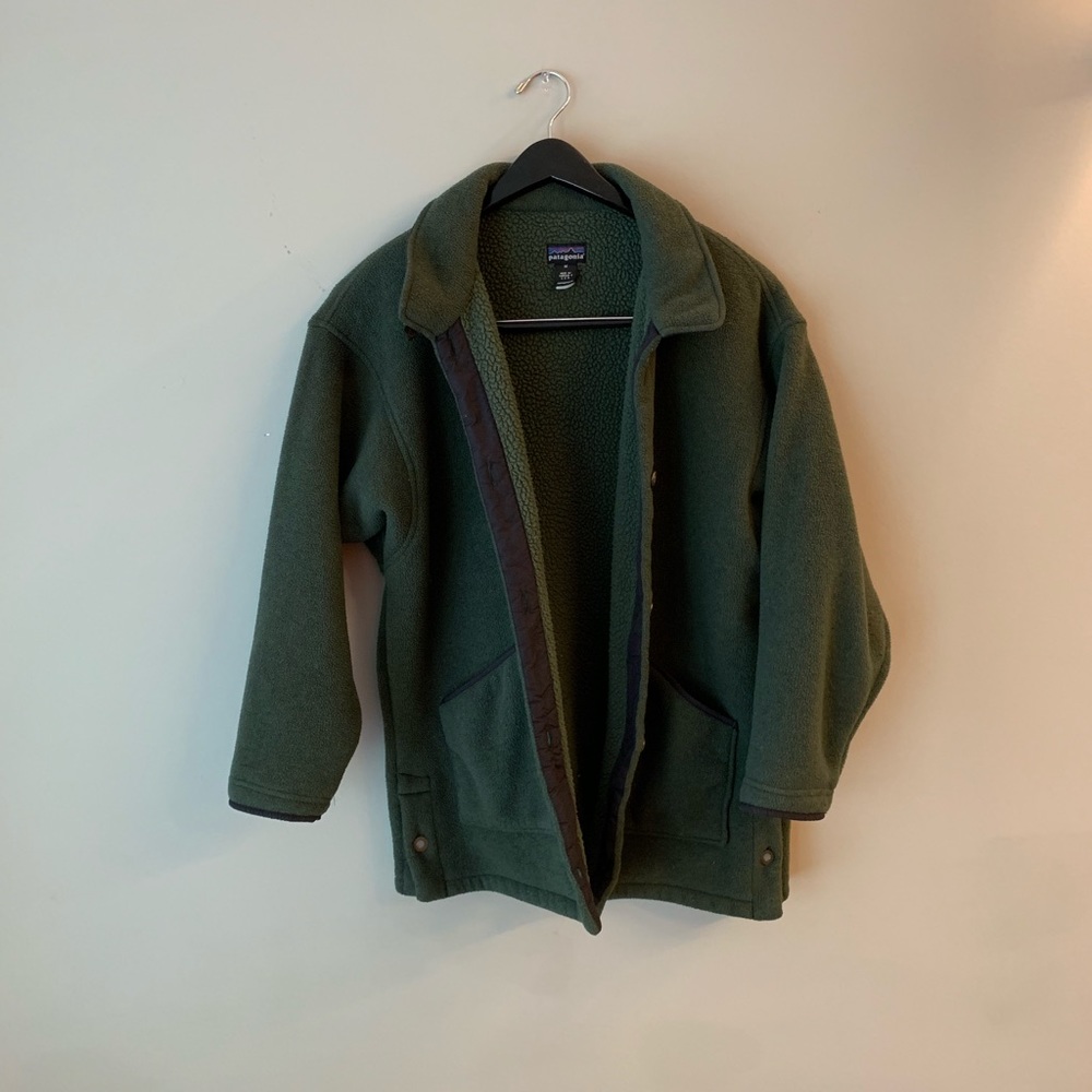 Mens Patagonia Fleece Coat Size M